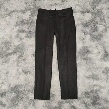 언타이틀 다크 그레이 슬랙스 울 100% 1 s 테이퍼드 팬츠