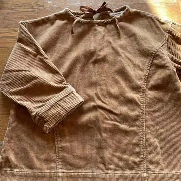 brown 그랑마마도터 코듀로이 블라우스 레이어드 cute 0