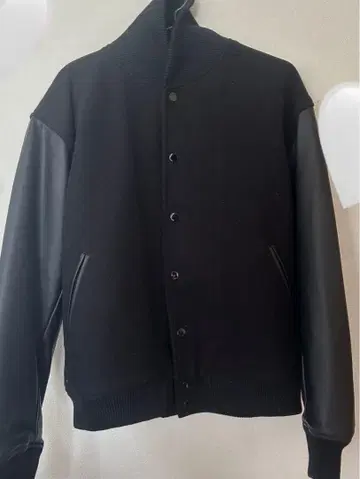 Right-on 라이트온 가죽 바시티 자켓 남성용