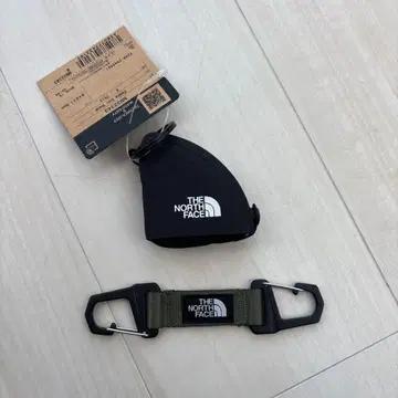 THE NORTH FACE 코인 월렛 블랙 카라비너 세트