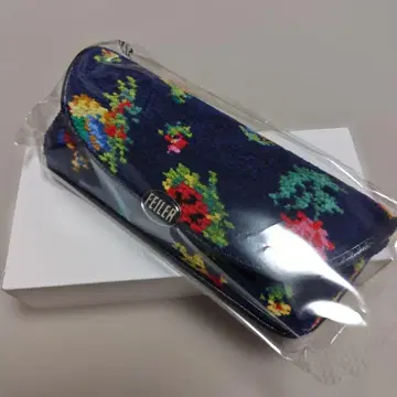 페이러 하이디 패턴 안경 케이스 네이비