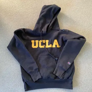 UCLA Champion 후드티 네이비