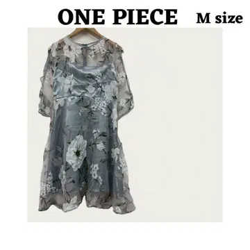 포멀 원피스 플라워 프린트 쉬폰 원피스 포멀 원피스