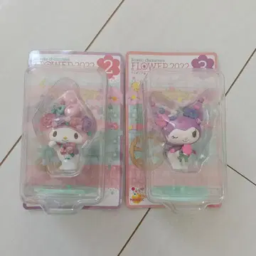 산리오 FLOWER 2022 피규어 마이멜로디, 쿠로미 세트