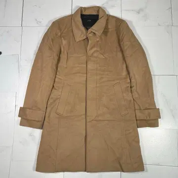 캐시미어 혼방 AKM 울 캐시미어 체스터 코트 베이지