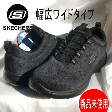 새상품 27cm 스케쳐스 블랙 와이드핏 발등 너비 남성용 슬립온