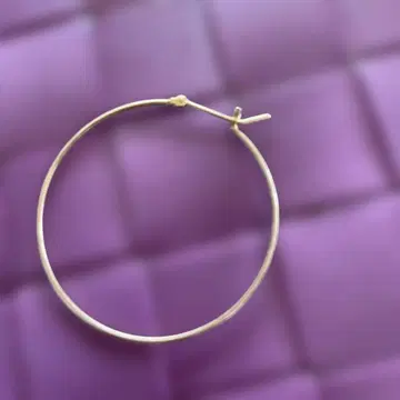 아가테 agete K10 빅 후프 귀걸이 한쪽만