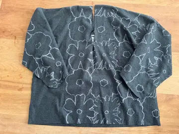 SOU SOU 꽃무늬 긴팔 티셔츠