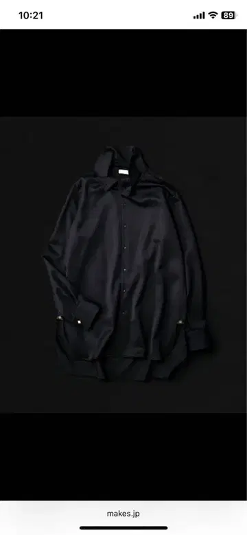 NICENESS / Laurence 하이넥 오페라 셔츠