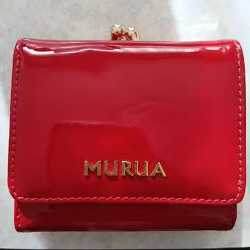 MURUA 3단 폴더형 지갑 빨간색