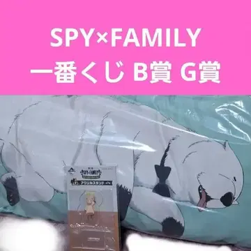 SPY x FAMILY 제일복권 B상 G상 빅 쿠션 아크릴 스탠드