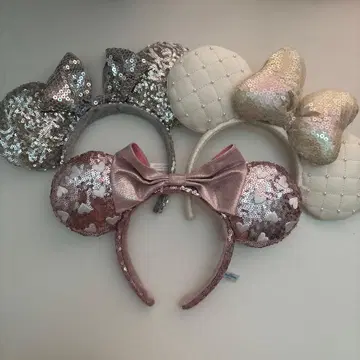 미니 귀 머리띠 3개 세트