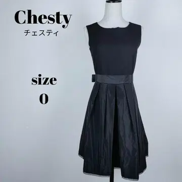 [ a483 ] Chesty 체스티 새상품급 도킹 원피스 0 블랙