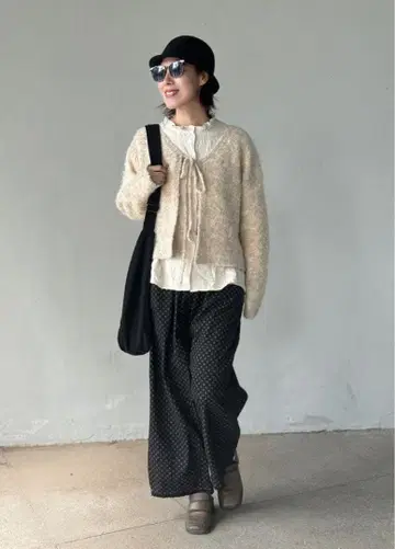 새상품 와이드 팬츠 이지 팬츠 하의 심플 출퇴근 루즈핏