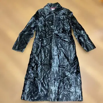 토카 벨로아 느낌 롱 코트