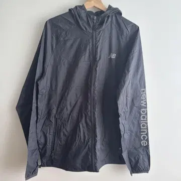 new balance 후드 부착 나일론 자켓 M 그레이