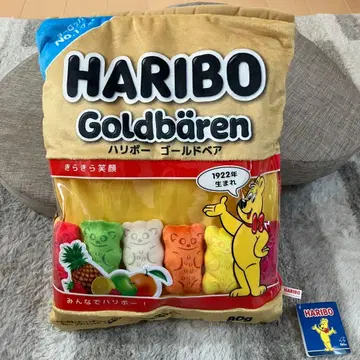 미사용 HARIBO 구미 마스코트 포함 쿠션