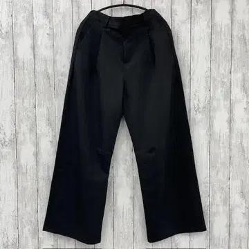 [ MONO-MART ] 모노마트 와이드 커브 턱 슬랙스 팬츠