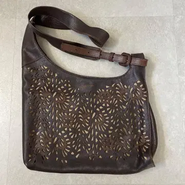 genten 겐텐*준그라 컷워크 가죽*숄더백