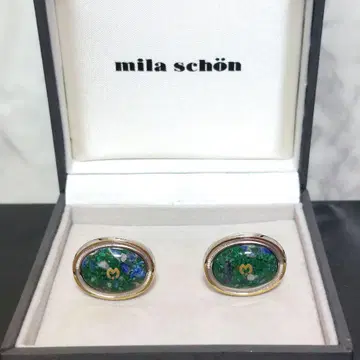 [ 깨끗함 ] 밀라 쇤 커프 링크스 실버 계열