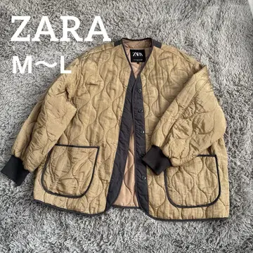 ZARA 퀼팅 자켓 경량 베이지