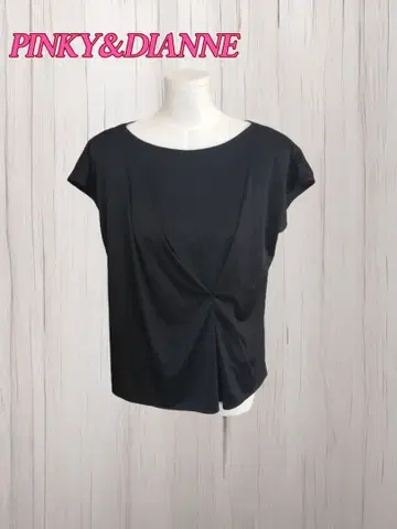 PINKY&DIANNE 블랙 반팔 셔츠