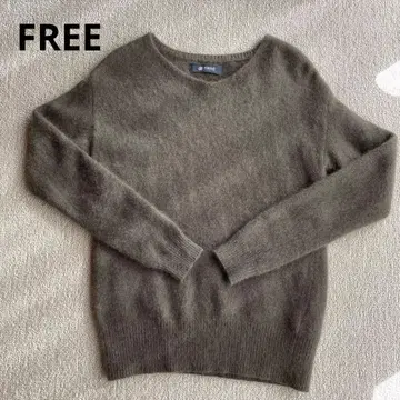 [나노 유니버스] 스웨터 니트 브라운 프리 사이즈