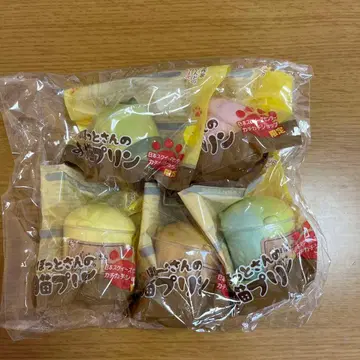 새상품 뽀봇토 씨의 고양이 푸딩 일본 스퀴즈센터 한정판 뽀봇토. 콜라보