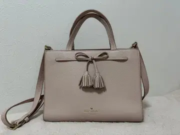케이트 스페이드 핑크 핸드백 태슬 포함