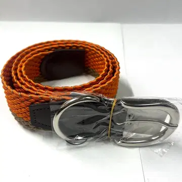 TAKEO KIKUCHI 다케오 키쿠치 꼬임 메쉬 오렌지 벨트