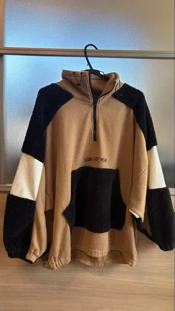 비전 스트릿웨어 하프 지퍼 보아 속기모 하프 지퍼 M 사이즈