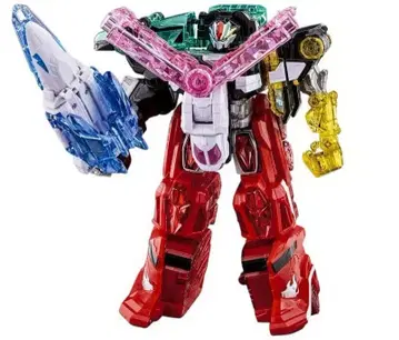 새상품! 키라메이저 로봇 시리즈01 마신 합체 DX 키라메이진 세트