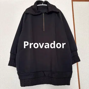 새상품 [ Provador ] 이소재 니트 플리스 하프 지퍼 풀오버
