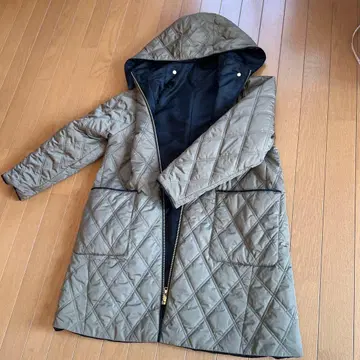 리버서블 퀼팅 코트