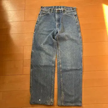 KEY 블루 스트레이트 청바지