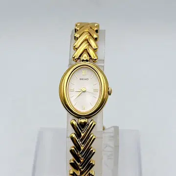 새상품급 가동품 SEIKO 세이코 쿼츠 여성용 손목시계 골드