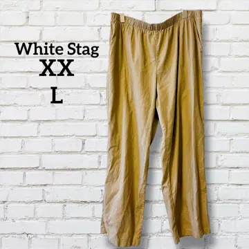 레어 White Stag [ XXL ] 베이지 이지 팬츠 허리밴딩 브라운