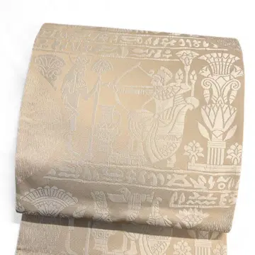 교토 후쿠로 오비 이집트 문양 헌상 문양 인물 새 기모노 115 p ms