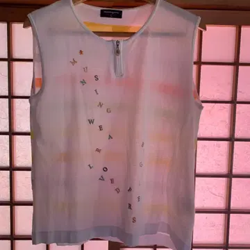 Munsingwear L 셔츠 컬러풀 스트라이프