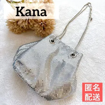 카나 결혼식 백 가방 실버