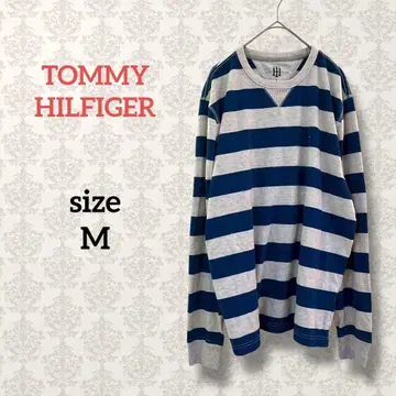 타미힐피거 [M] 보더론T 캐주얼 크루넥 스트릿 스타일