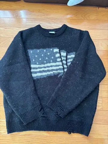 WISH FOREVER 미국 국기 니트 M