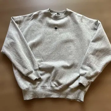 MANQUANT 그레이 트레이닝복 꽃 자수