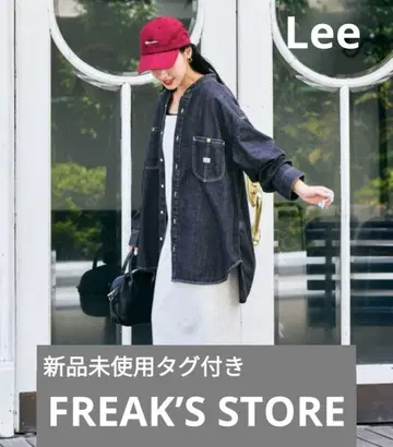 [택 포함 미사용 새상품] 한정판 전개 Lee/리 별주 튜닉 데님 셔츠