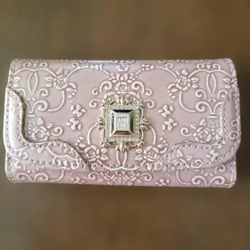 ANNASUI 안나수이 새상품급 엠보싱 가공 키케이스 핑크