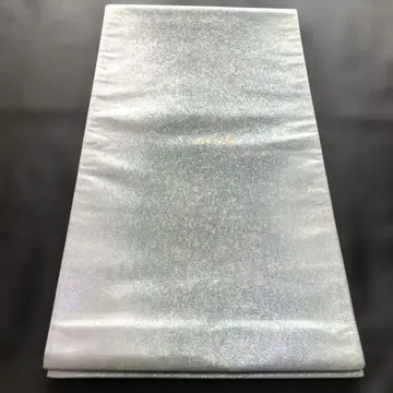 실버 광택 후쿠로 오비 미사용품