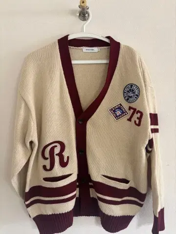 niko and - 가디건 M 베이지/와인