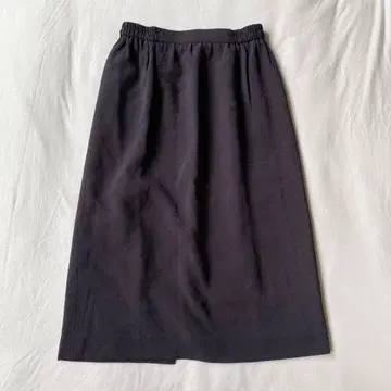 [시세이도] 타이트 스커트 크레이프 원단 종아리 기장 허리밴딩 S상당