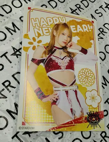 마리오 크레이프 STARDOM 랜덤 연하장풍 엽서 카시마 사키 선수