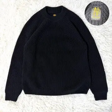 새상품급 BATONER 편직 크루넥 울 니트 풀오버 사이즈 3